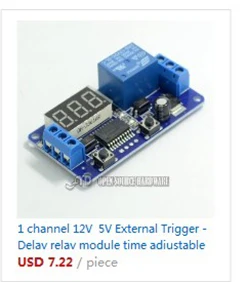 5 шт. 1 канал Новое поступление зеленый ESP8266 10A 220 в сети реле wifi модуль вход DC 7 В~ 30 в 65x40x18 мм модули 5 шт./лот