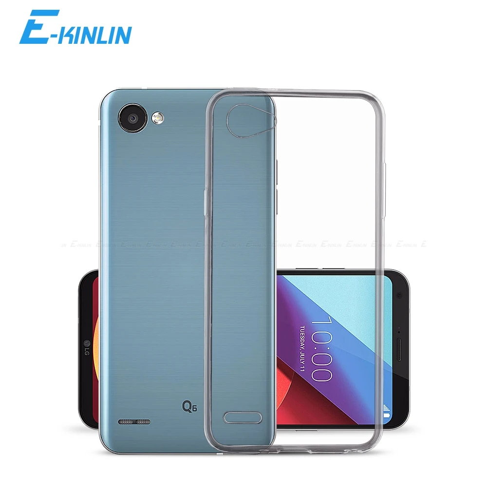 

Clear Crystal Soft Full Cover For LG Q8 Q7 Q6 Q6a Alpha G8S G7 G6 G5 SE V50 5G V40 V35 V30 V30S Plus ThinQ Ultra Thin TPU Case