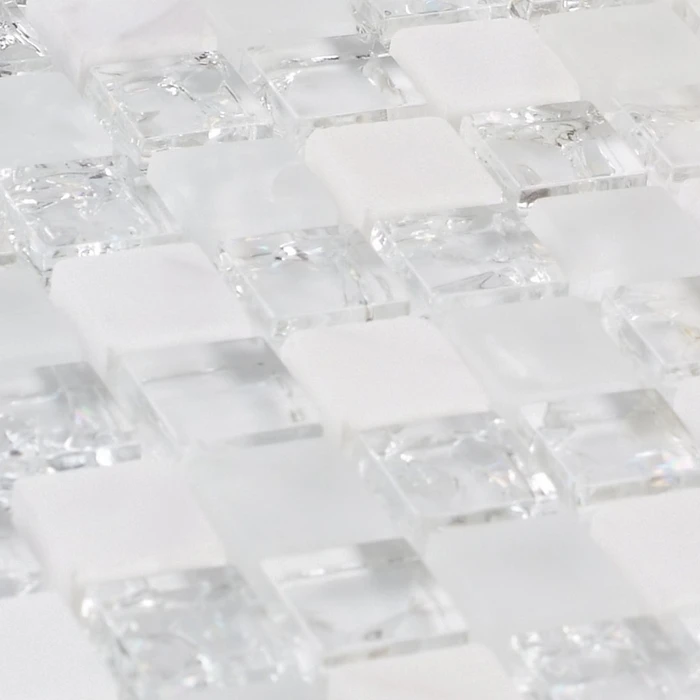 White Stone Mixed Ice Le Clear Gl Mosaic Bathroom White Stone Mixed Ice Le Clear Gl Mosaic Bathroom Tiles Kithcen Backsplash In Wall Stickers From Home