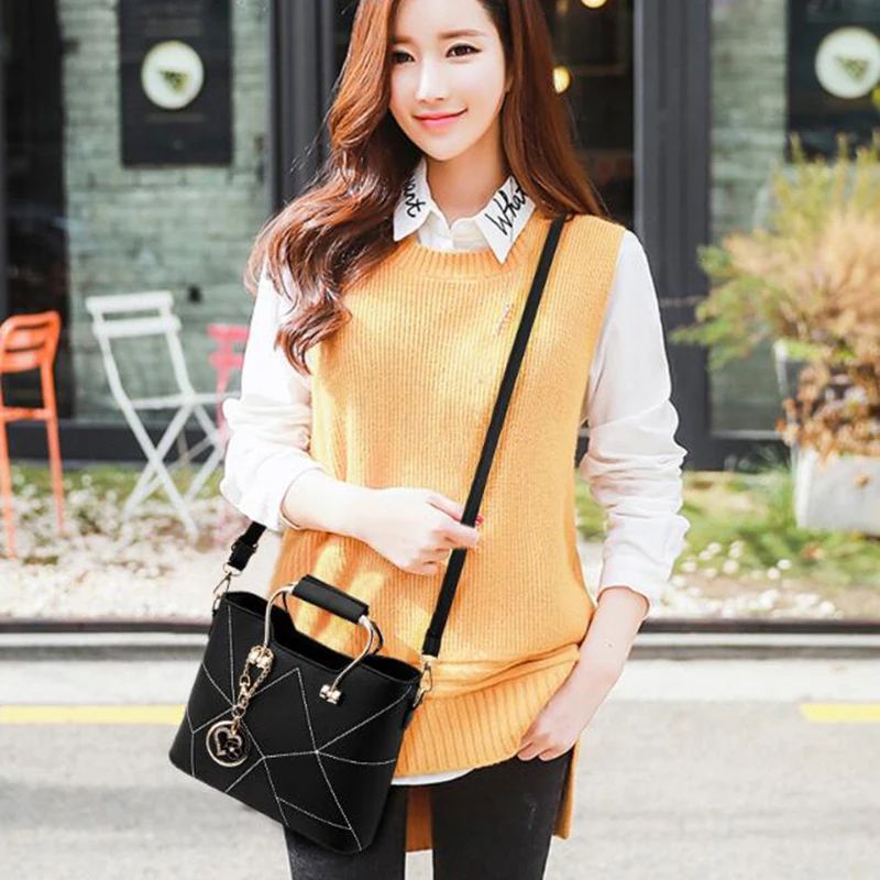 Fashion Designer Leather Bags for Women Heart Flower Pendant Handbag Ladies Shoulder Bags Casual Sweet Crossbody Bag Fashion Designer Leather Bags for Women Heart Flower Pendant Handbag Ladies Shoulder Bags Casual Sweet Crossbody Bag