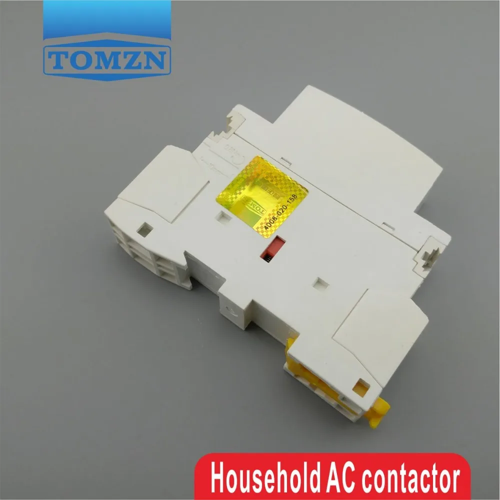 TOCT1 Американская классификация проводов 2р 25A 2NC 220 V/230 V 50/60HZ Din rail бытовой ac Контактор В соответствии с стандартом два нормально закрытый