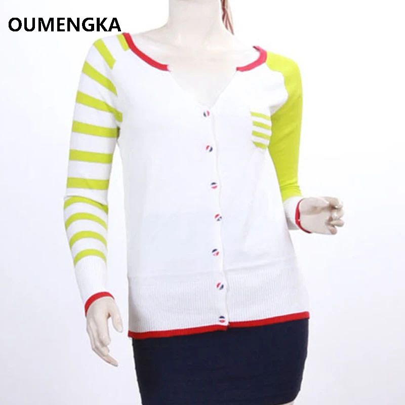 2018 Autumn Sweater Cardigan Women V neck Single Breasted cardigan Fashion Striped Female Small shawl Jacket burderry women Sweaters