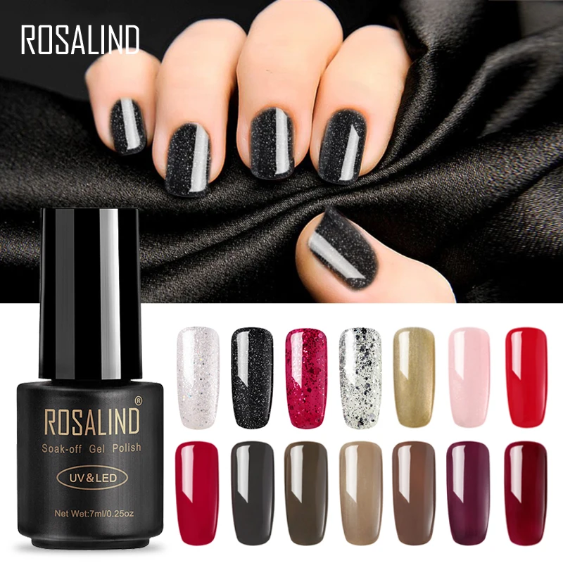 

ROSALIND 7 ML Nail Polish 1323-1864 Nail Gel Polish Nails Art Soak Off Gel White Semi Permanent Gel Lacquer