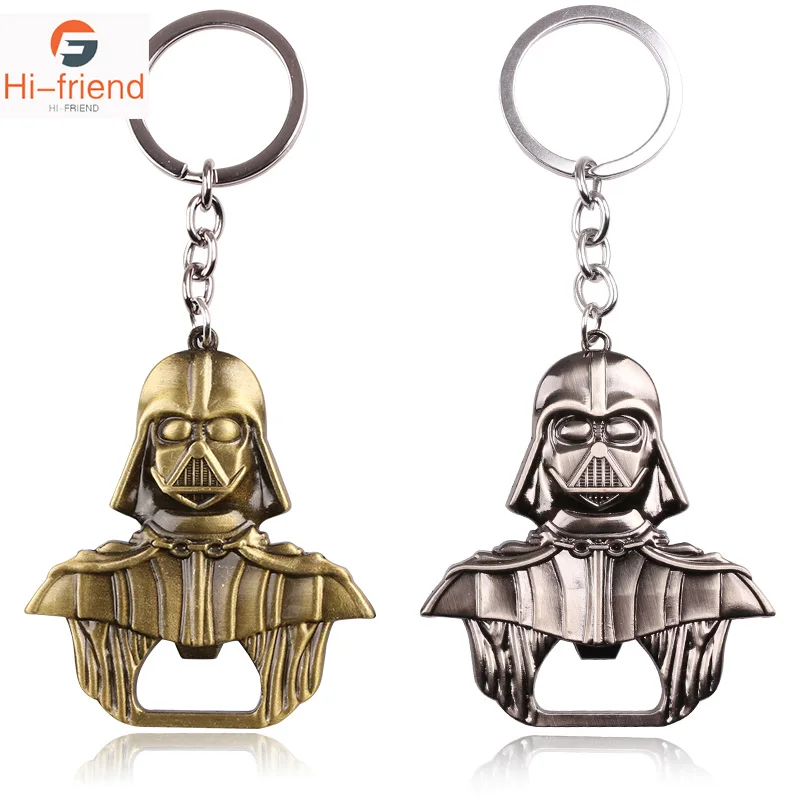 

2018 Star Wars Keyring Black Darth Vader Pendant KeyChain For Man Gift Party Gifts Souvenir decoration