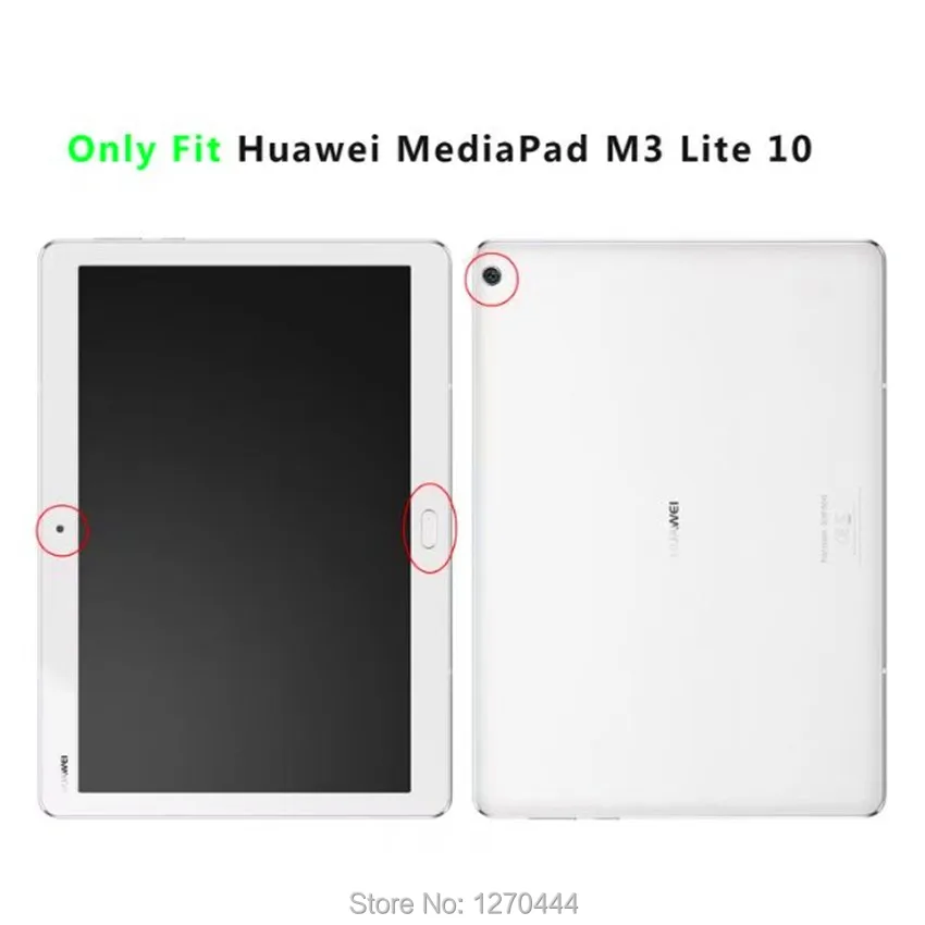 Чехол для Huawei MediaPad M3 10.0, премиум Кожа Бизнес Folio Stand Авто Wake Up Чехол для Huawei M3 Lite 10.0 bah-w09 bah-al00