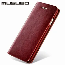 Musubo мода милые леди девушки мисс флип luxury case для iphone 7 плюс бумажник телефон мешок кожаный чехол для iphone 6 plus 6s 5 5S