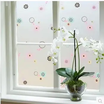 

Thick self-adhesive glass foil bedroom window paper kitchen window with plastic bathroom bathroom glass stickers 45 wide