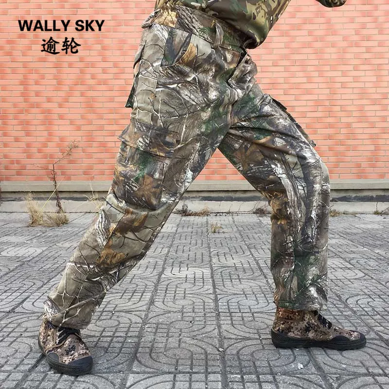 

Hunting woodland camouflage pants trousers f Bowhunt camping Hiking Fishing