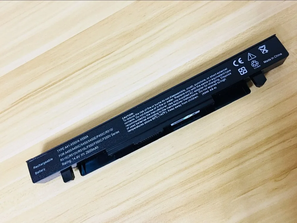 

new battery for ASUS D450 D451 D452 D551 E550 PRO450 PRO550 series A41-X550 A41X550 A41 X550 A41-X550A 14.4V 2600MAH