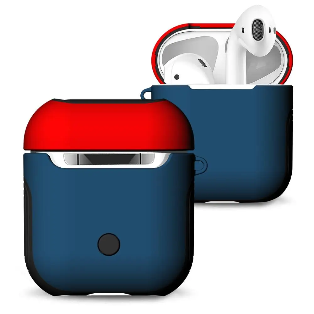 100 шт. высококачественный силиконовый защитный чехол для airpods 2 рукав