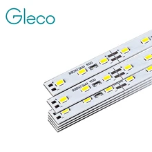 50 шт. супер яркий Жесткий светильник 12 В 12 в 50 см 36 led SMD 5730 5630 алюминиевый сплав светодиодный светильник для шкафа