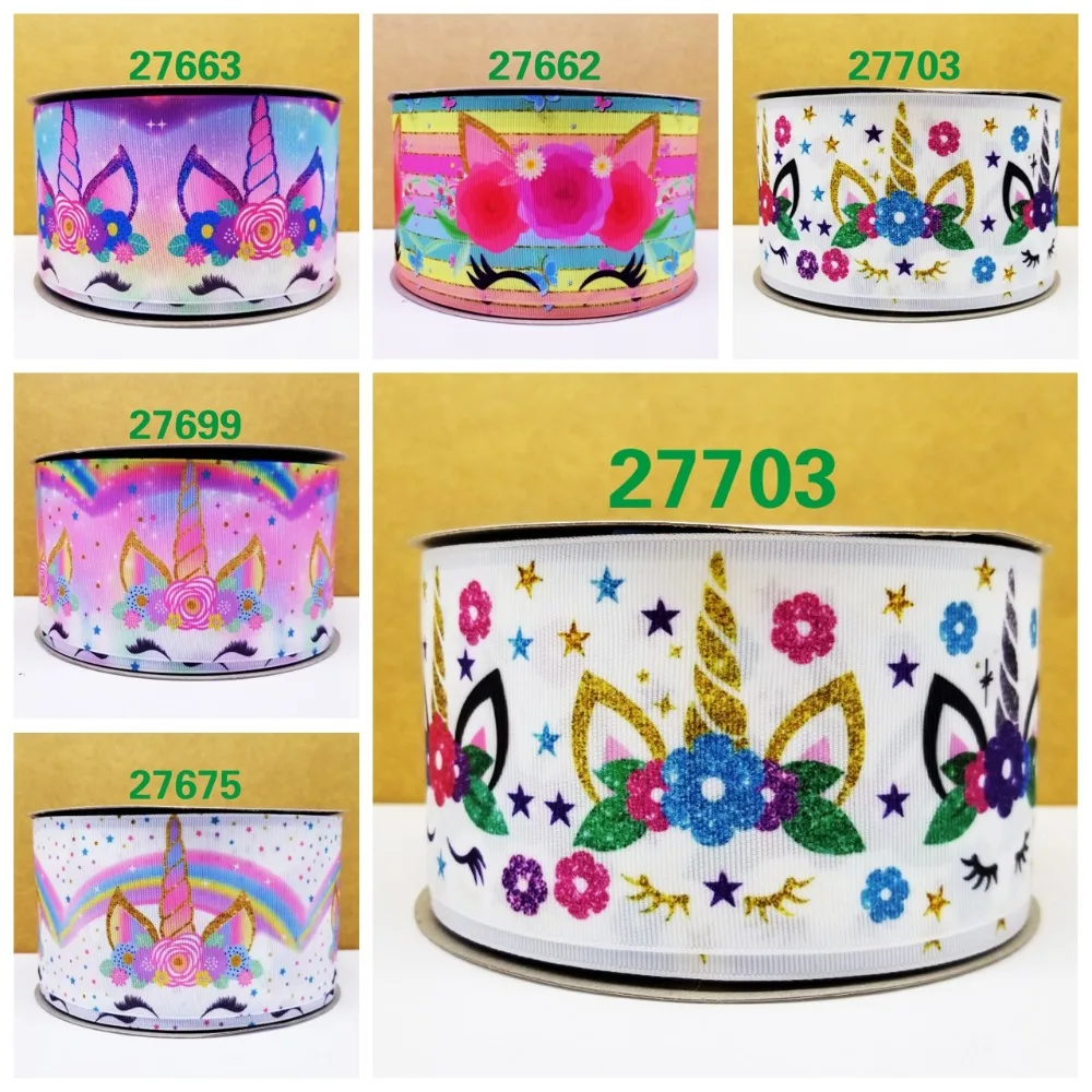 

Cartoon printed grosgrain ribbon ,satin ribbon 10 yards . 27662-