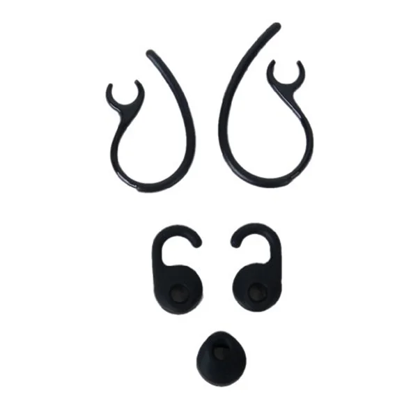 

5 Pcs / Set Ear Hook Ear Bud Gels Set for EASYGO EASYCALL Headset (Black)