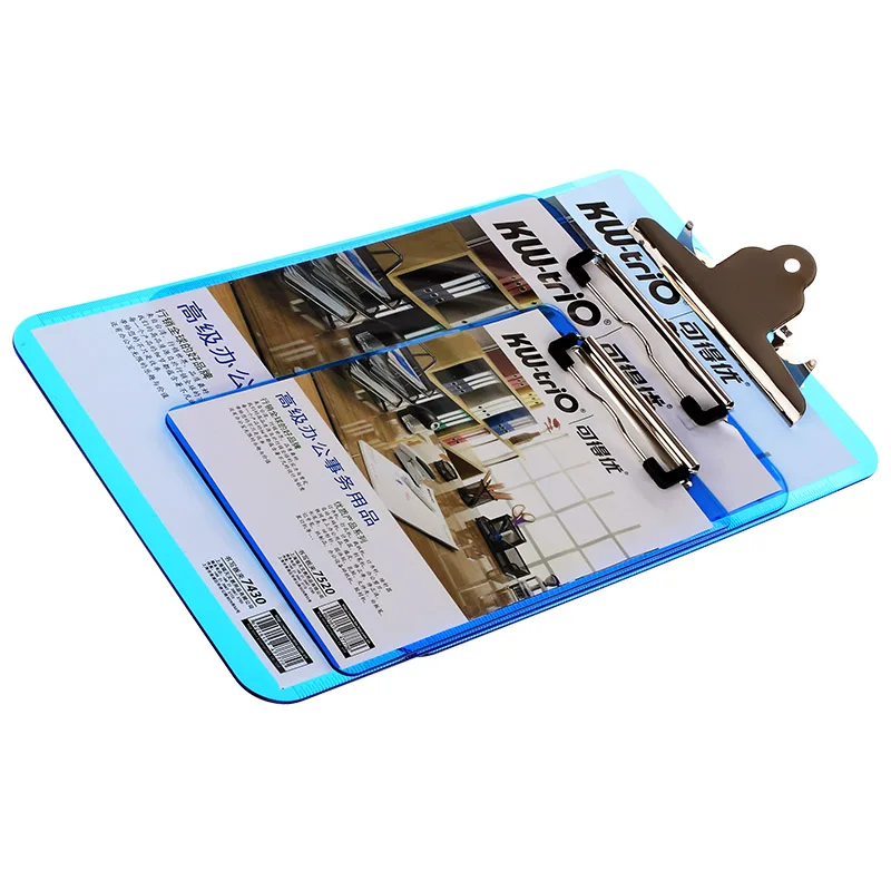 

Transparent A4/A5 Size Plastic Clipboard File Folder Stationary Board Hard Board Writing Plate Clip Report Office Supplies