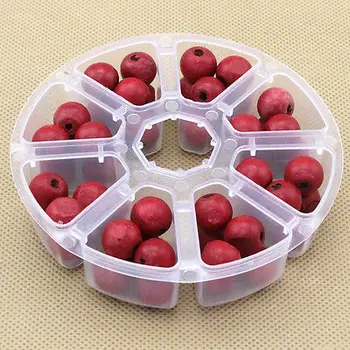 

Clear Plastic 8 Slots Jewelry Candy Storage Box Case Craft Beads Organizer