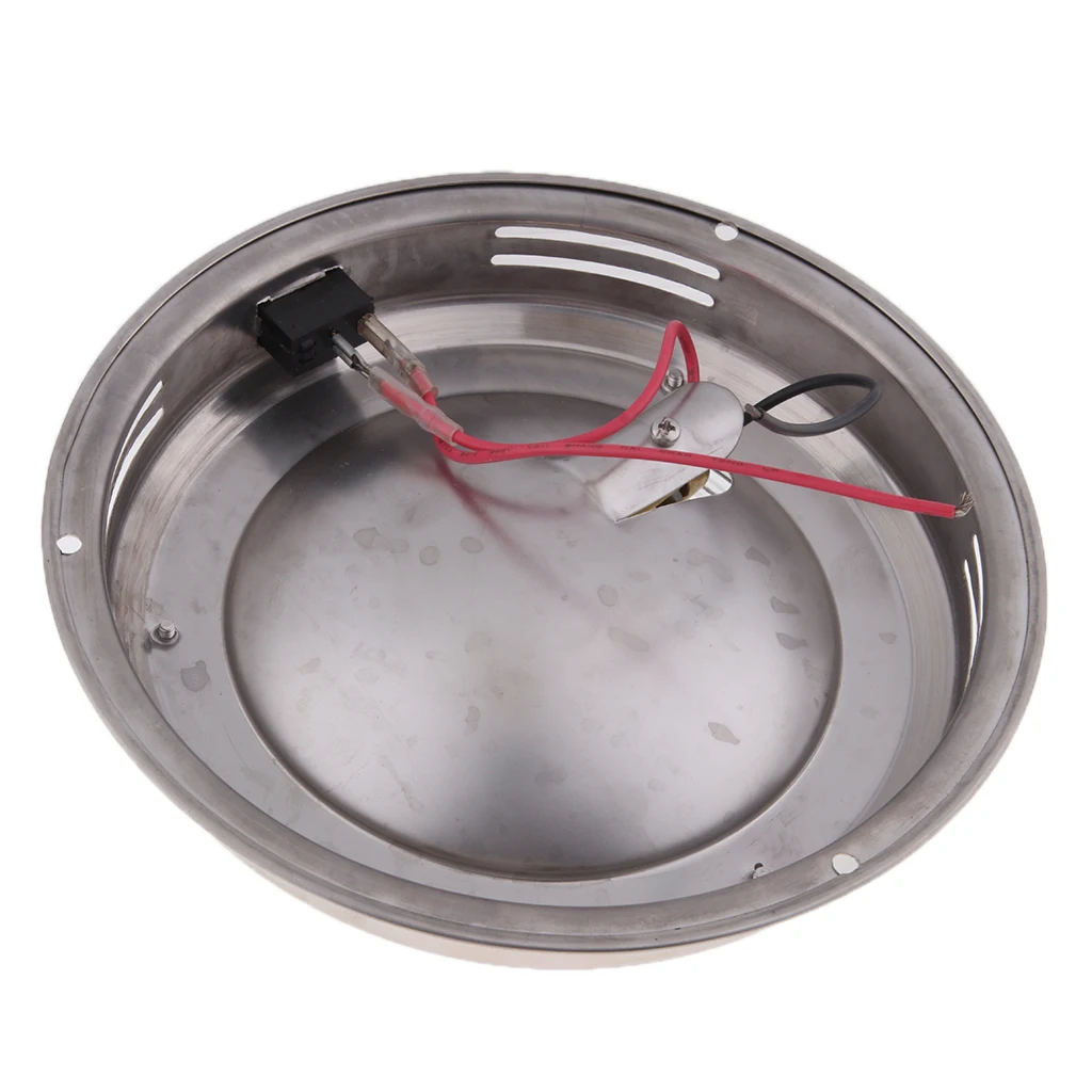12V LED Recessed Down Light Cool/Warm White Ceiling Lamp Under Cabin Interior Light For RV Yacht Caravan Etc Waterproof Lens