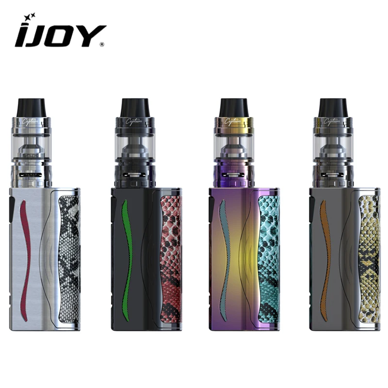 Original IJOY Genie PD270 Kit 234W Genie PD270 Mod with 4ml CAPTAIN S SUBOHM Tank and Dual 20700 Battery vape mod