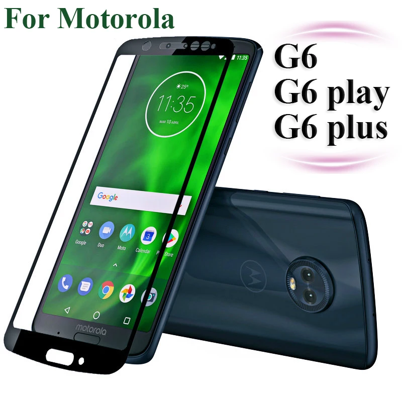 Закаленное стекло для Moto G6 play plus Защита экрана Motorola G 6 motog6 g6play g6plus 6g защитная