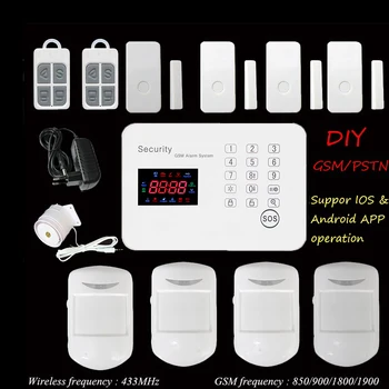 

2018 3G SIM Card Alarm Systems Security Home Wireless GSM Personal Alarm Motion Detector