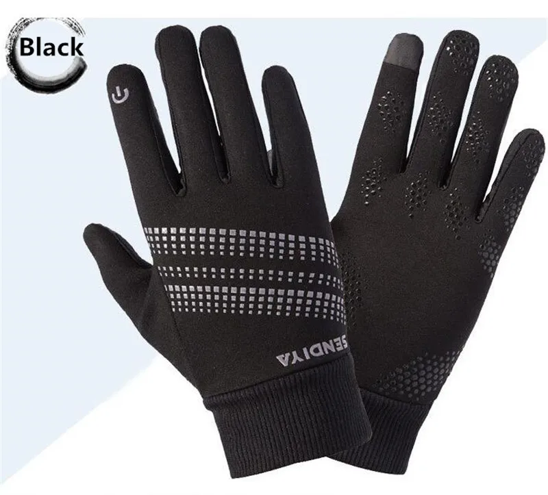 Для мужчин и Для женщин зимние теплые легкие 2-палец Сенсорный экран перчатки, очень эластичный быстрый сухой, не скользит, бег спортивные