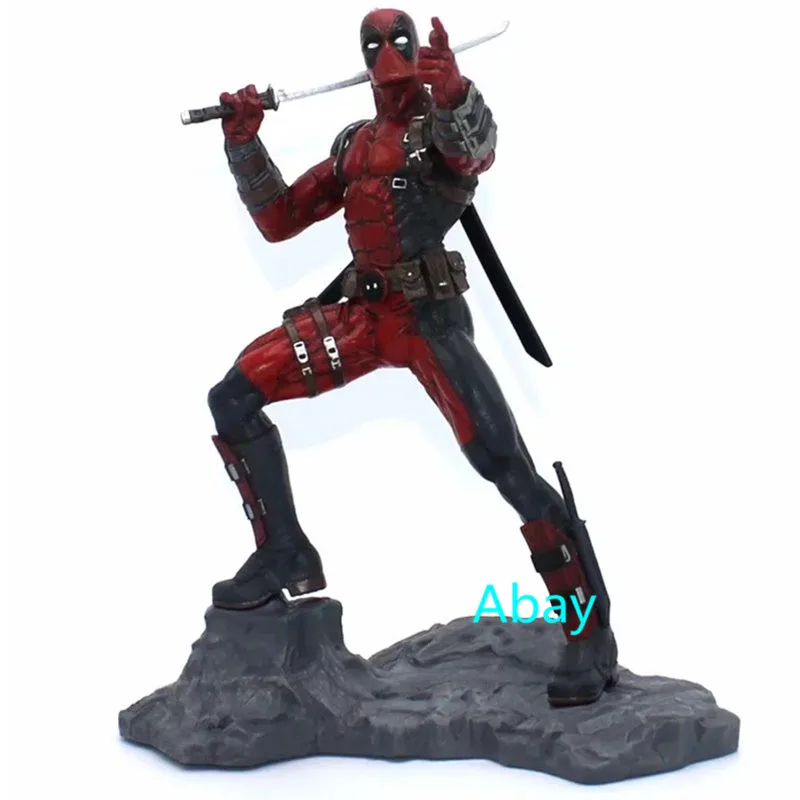 

Avengers: Endgame Deadpool Wade Winston Wilson Deadpool Corps New Mutants Anti-hero Statue PVC Action Figure Toy BOX 26CM J90