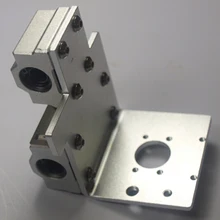 New 3D printer X-axis extruder holder for Reprap Prusa i3 extrusion Carriage Aluminum Alloy Bearing holes distance 18 mm