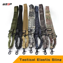 WZJP Тактический Защитный одноточечный Рогатка страйкбол военный пистолет оружие Регулируемый нейлон открытый эластичный ремень для оружия 7 цветов