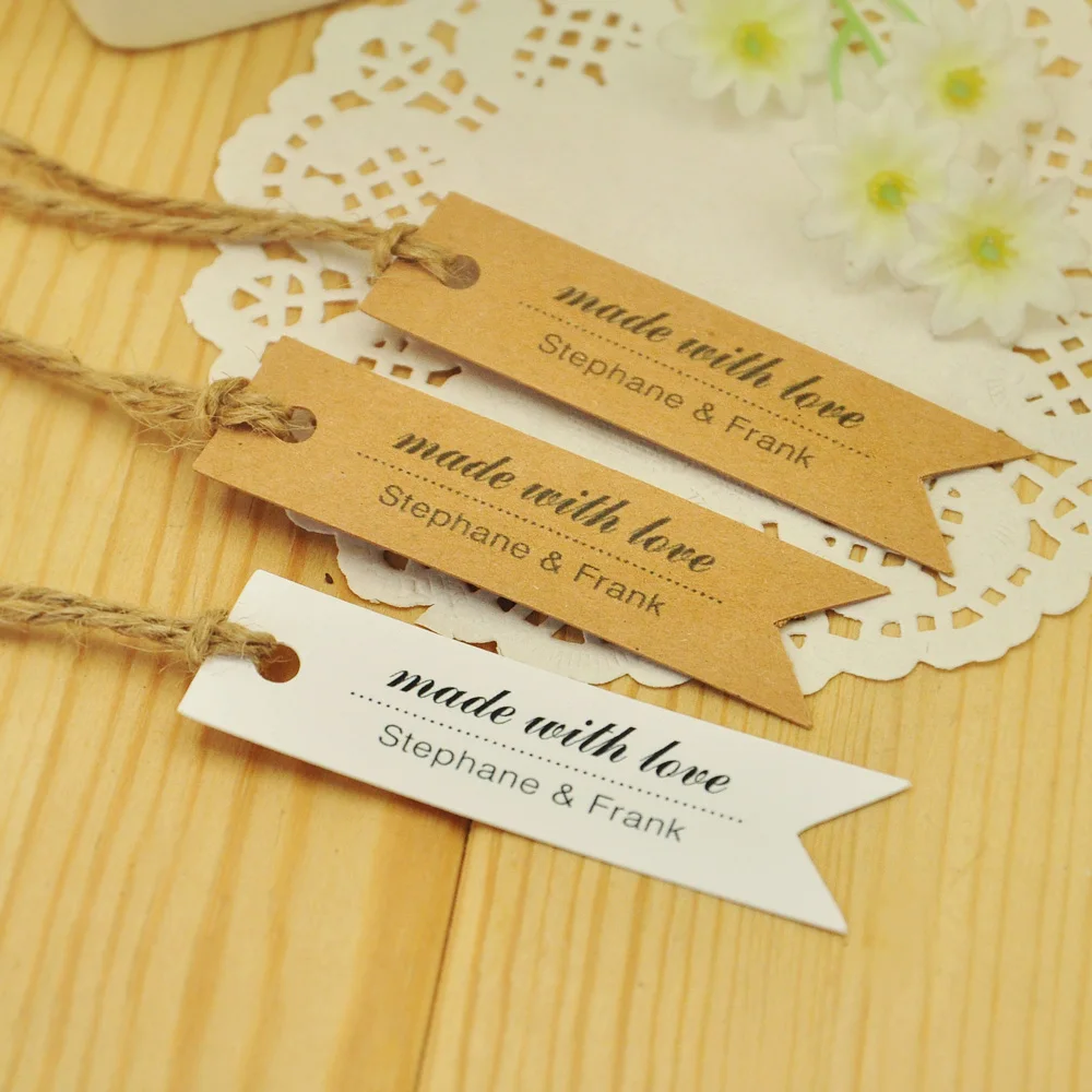 custom gift tags pennant