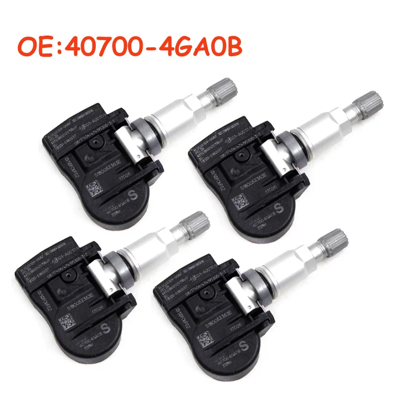

4 pcs/lot OEM 40700-4GA0B 407004GA0B Fits For Nissan Infiniti Q50 Car TPMS Tire Pressure Monitoring Sensor 315Mhz