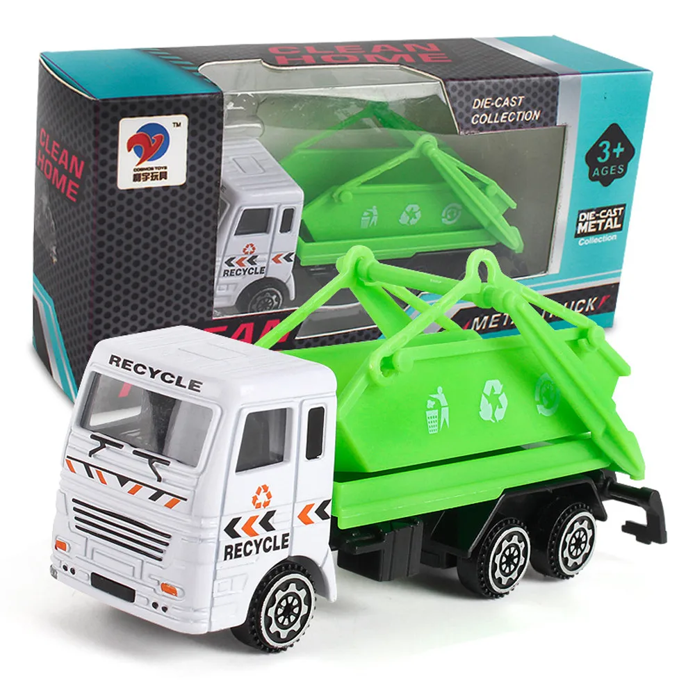

Engineering Toy Mining Car Truck Children's Birthday Gift Garbage Truck Light and Sound SOS Fire Engine Vehicle
