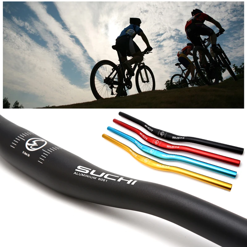 buy Aluminum Alloy Bicycle Handlebar Matt Glossy Mountain Bike Mtb Bicycle Carbon Handlebar 31.8x620mm Parts 10166