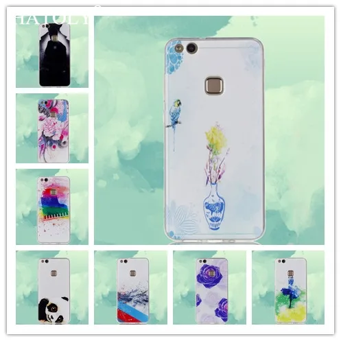 

HATOLY For Capa Huawei P10 Lite Case Soft TPU Pattern Case For Huawei P10 Lite Cover Huawei P10 Lite / Nova Lite Light Fundas