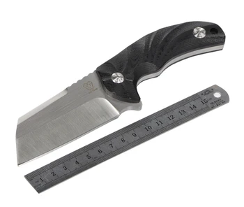 

Top Quality Fixed Knife D2 Big Blade Steel+G10 Handle Outdoor Survival Hunting Knives Tactical Utility Camping Cutting Tool