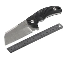 VOLTRON Fixed Knife 60HRC D2 Blade Steel+G10 Handle Outdoor Survival Knives Hunting Knife Tactical Utility Camping Tools Gift