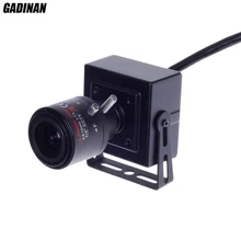 Gadinan мини Onvif 2MP 1080 P DSP Hi3516C + SC2035 POE IP Камера H.264 securiy P2P видеонаблюдения 2.8-12 мм зум-объектив сети Камера из металла