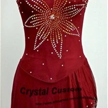 Лед фигурное катание платье для детей новые модные брендовые Фигурное катание Платья для женщин Кристалл Пользовательские dr3588