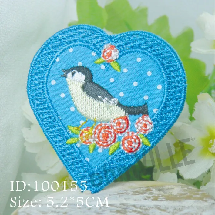 

100155 Magpie Iron-on Patches, Made Of Cloth Lovely Magpie Appliques ~ Guaranteed 100% Quality Appliques+ Free Shipping!!!