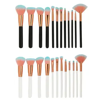 

Pro 12Pcs Soft Hair Makeup Brushes Set Face Powder Foundation Blush Highlighting Concealer Eye Shadow Eyeliner Cosmetic Brush