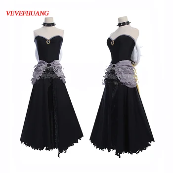 

VEVEFHUANG Anime Super Mario Cosplay Costume Princess Bowsette Kuppa Koopa Princess King Boo Cosplay Dress Halloween Party Women