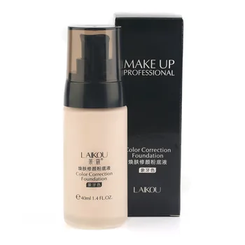 

Whitening Coverage Fluid Liquid Foundation Concealer Moisturizer Oil-control Long Lasting Waterproof Makeup Cosmetics