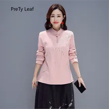 В этническом стиле вышивка осень стиль футболка