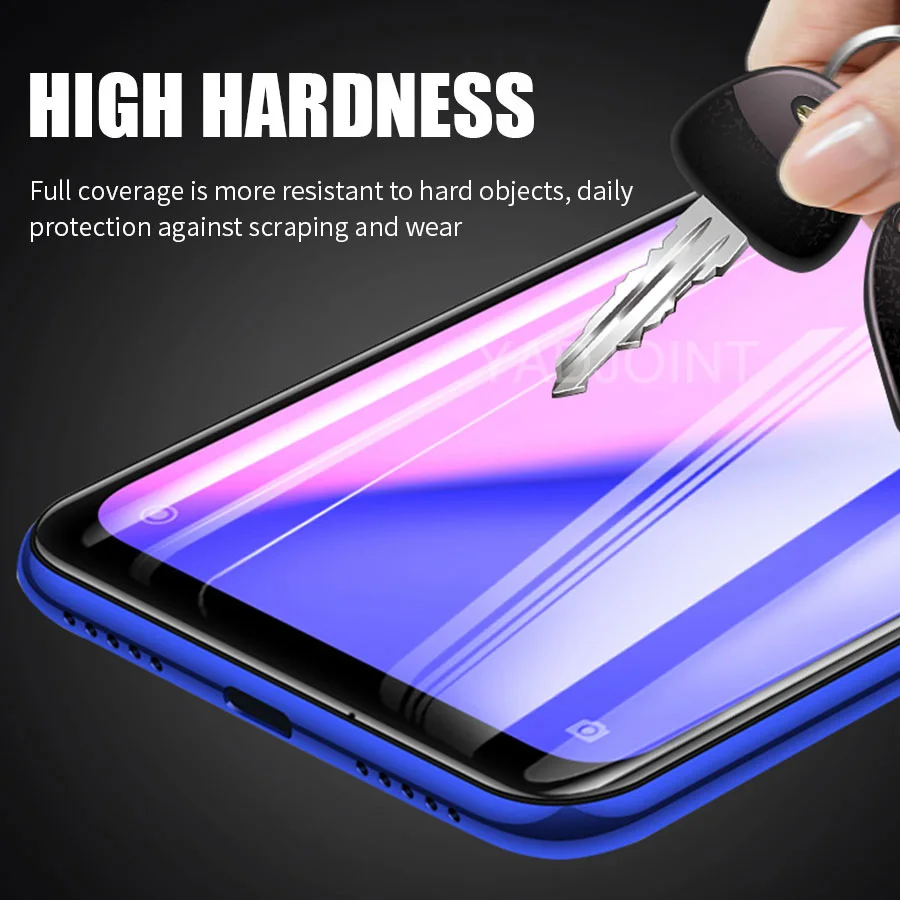 9D الكامل غطاء كامل الغراء الزجاج المقسى ل شياو mi الأحمر mi ملاحظة 7 6 mi 9 8 K20 برو لايت SE Pocophone F1 A2 لايت واقي للشاشة