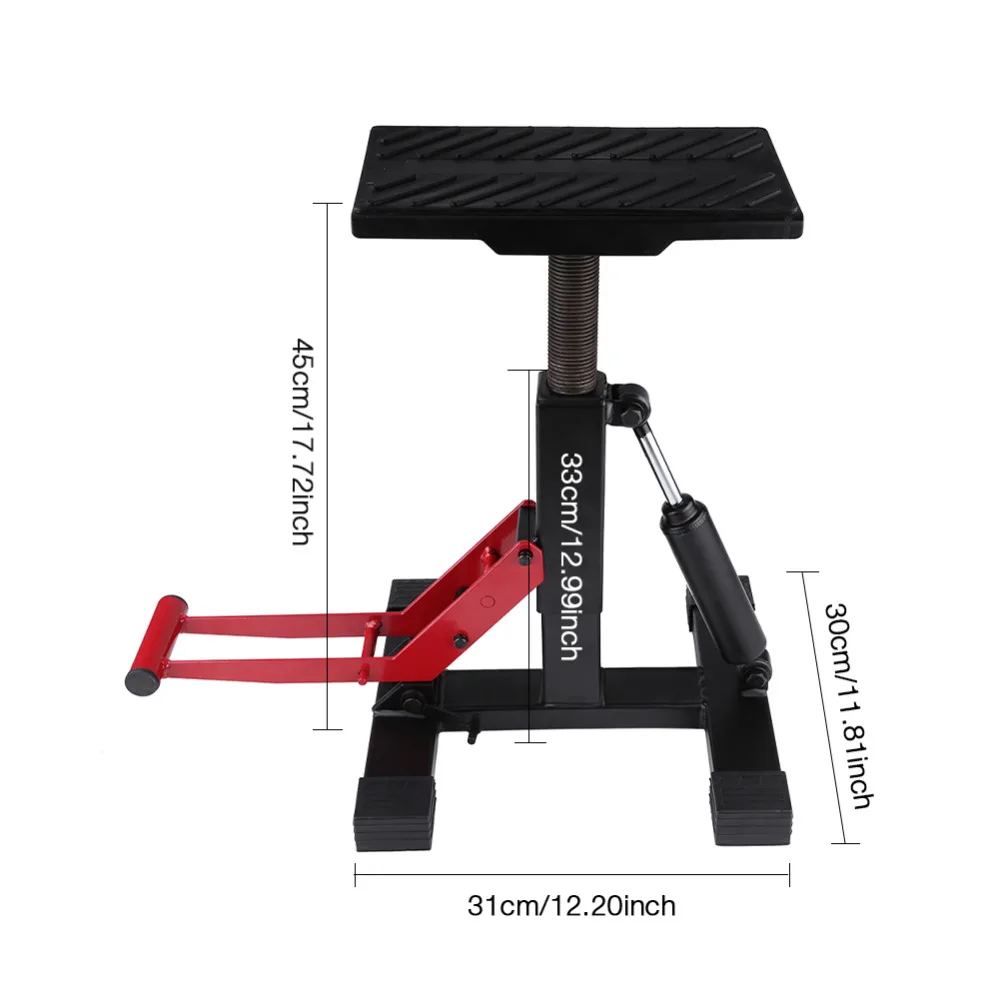 Регулируемый автомобильный подъемник, железная подъемная подставка, Ремонтный стол, квадратная Накладка для приключений, прогулок, мотоцикла, уличного велосипеда, напольная шлицевая