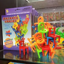Новые Пластиковые Дети Дети Баланс Игрушки Укладки Стулья Дети Настольная Игра Игрушки Родитель Ребенок Интерактивные Партия Игры Игрушки