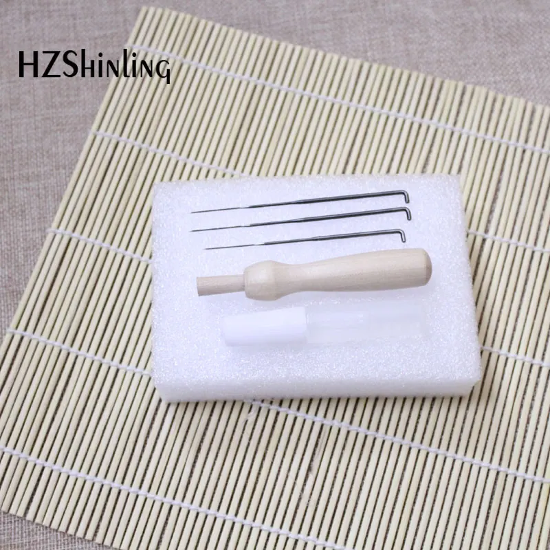 

6 pcs/set Basic DIY Felting Tools Felt Kit with Needle Craft Kit Wool Felting Accessories Tools Felting Craft Handmade