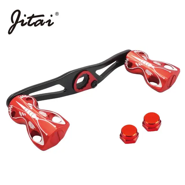Cheap JITAI 8*5MM Aluminum Fishing Reel Handle With Butterfly Aluminum Knobs For Daiwa Baitcasting Reels 7*4mm With Assembly Adapter Cheap JITAI 8*5MM Aluminum Fishing Reel Handle With Butterfly Aluminum Knobs For Daiwa Baitcasting Reels 7*4mm With Assembly Adapter