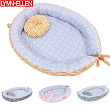 Нескользящая подушка для сна мягкая переносная люлька подушки Детская прикроватная защита для малышей Блокировка от детей Подушка сиденье для новорожденных