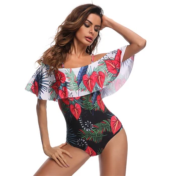 

2018 Sexy Women One Piece Swimwear Push-up Padded Bandage Bikini Set Swimsuit Triangle Swimwear Bathing Suit Monokini Beachwear