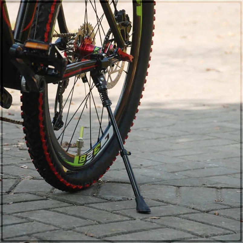 Велосипедные подножки Алюминиевый Стенд Регулируемая велосипед начало велосипеда Поддержка инструмент прочный велосипед часть Аксессуар#5S20