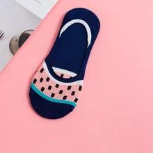 Милые хлопковые носки с рисунком арбуза, банана, фруктов для женщин и девочек; сезон весна-лето; носки-башмачки с низким вырезом; мягкие дышащие невидимые носки